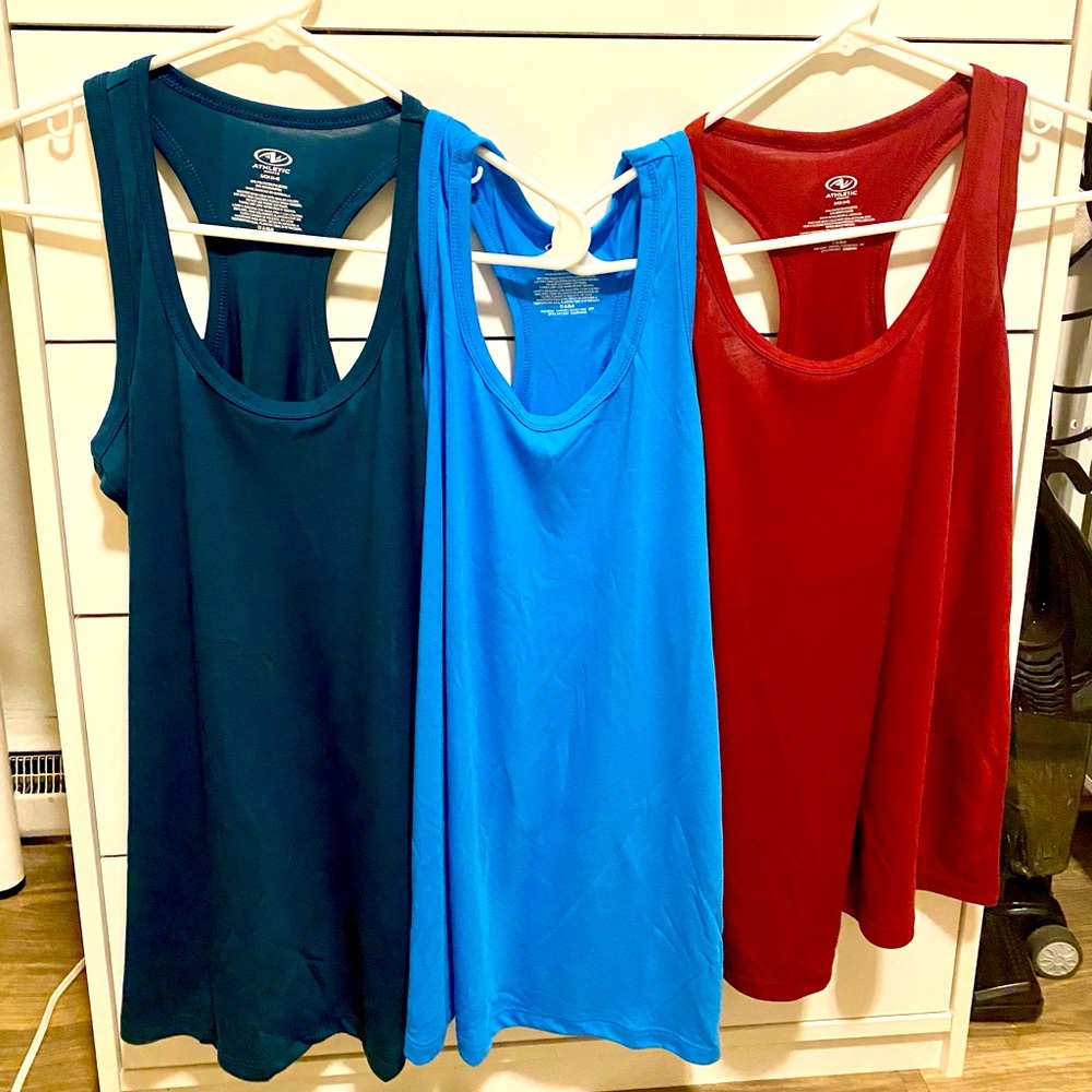 COPY - Lot of 3 Athletic Works tank tops size small (New)